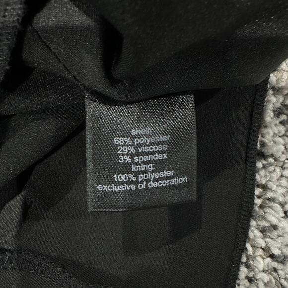 THE LIMITED Black Women's Knee Length Satin RIbbon Skirt, Size 8 - Picture 3 of 9